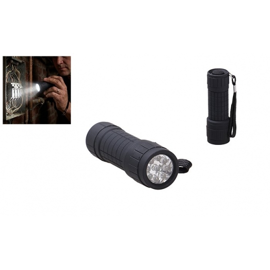 Kompaktní ruční 9LED svítilna