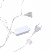 LED vánoční světelný závěs s motivy hvězd a sobů 8009WW