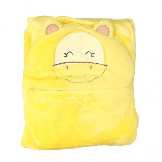 Dětská deka Happy Baby žlutá – lvíček