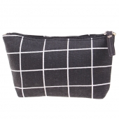 Kosmetická taška Handmade černá kostka
