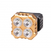 Dobíjecí LED čelovka HX208-4 zlatá