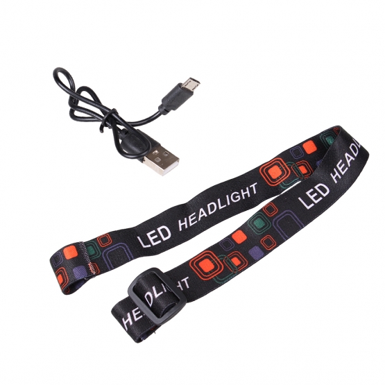 Dobíjecí LED čelovka HX208-7 zlatá
