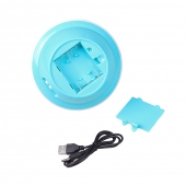 Hvězdný noční LED projektor modrý