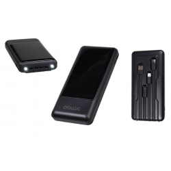 Powerbanka se svítilnou 4v1 20 000 mAh černá