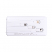 Powerbanka se svítilnou 4v1 20 000 mAh bílá