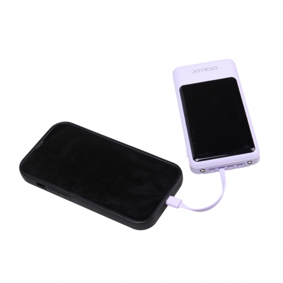 Powerbanka se svítilnou 4v1 20 000 mAh fialová