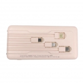 Powerbanka se svítilnou 4v1 20 000 mAh růžová