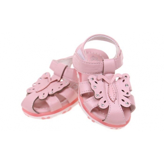 Dětské sandálky blikající růžové vel.22