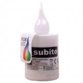 Náhrobná LED sviečka Subito S1 RGB