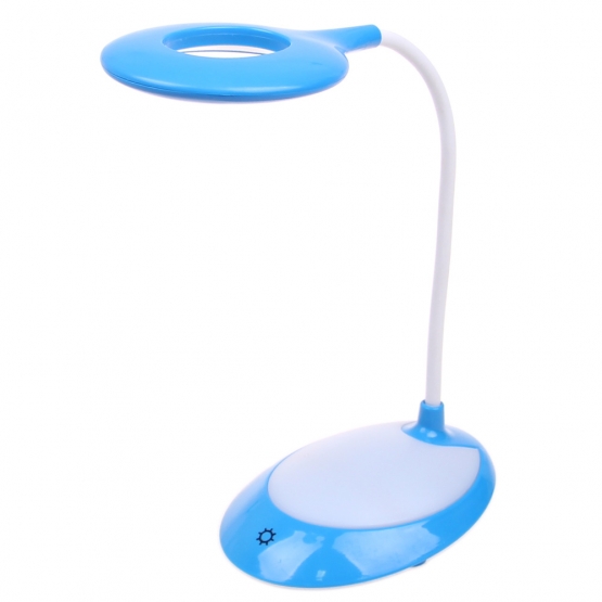 Úsporná LED lampička modrá