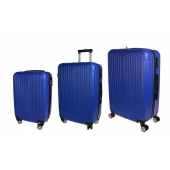 Sada 3 kufrů - skořepinové t.1901 modrá
