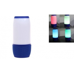 LED bluetooth reproduktor modrý
