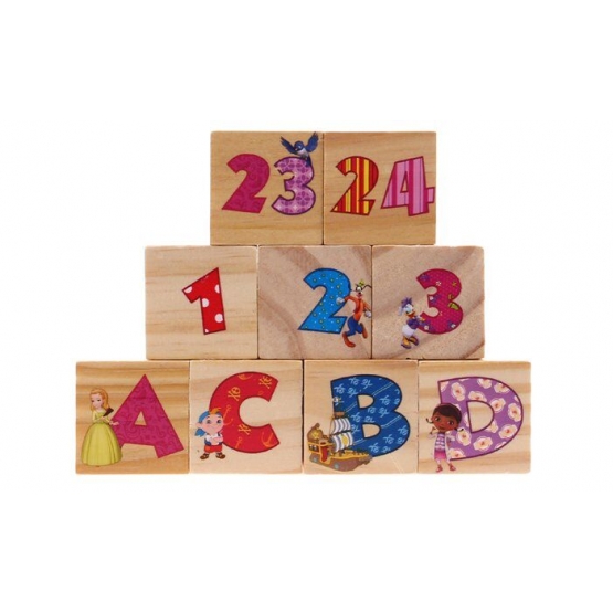 Dětské kostky s čísly a písmeny