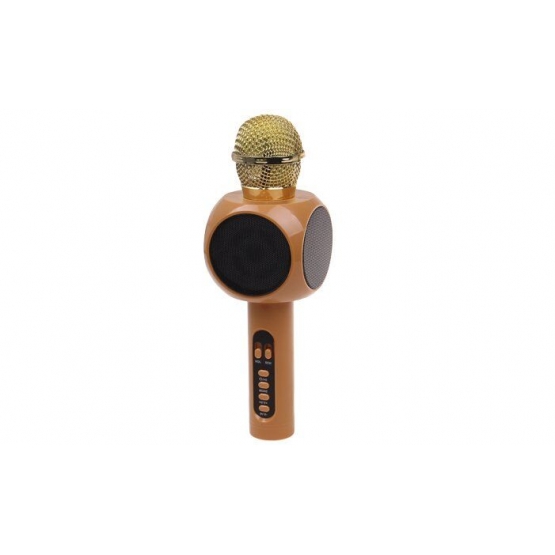 Karaoke mikrofon WS-1816 zlatý
