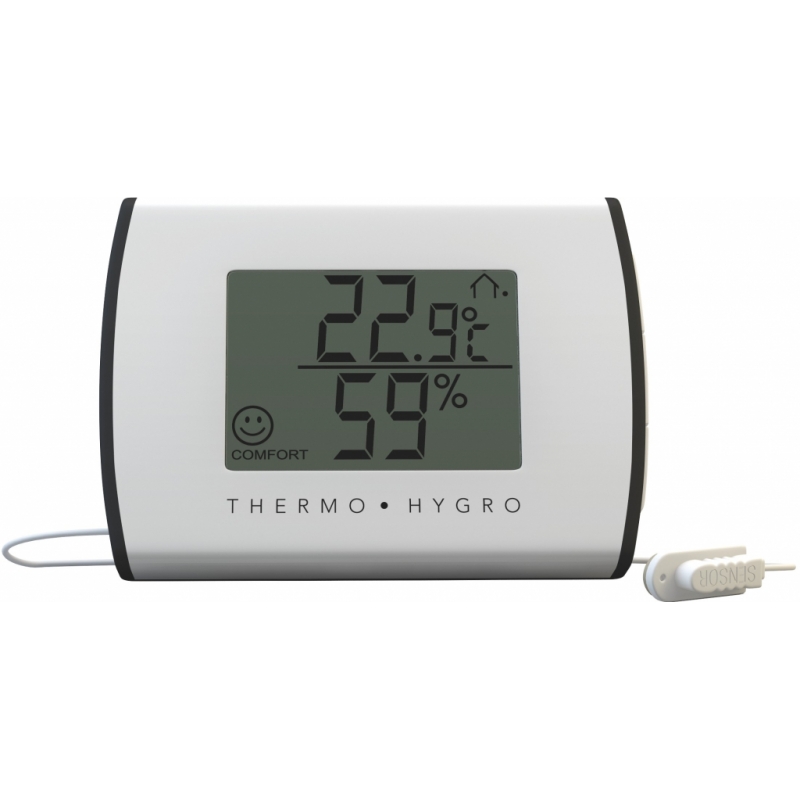 Termometro per ambienti con sonda a filo